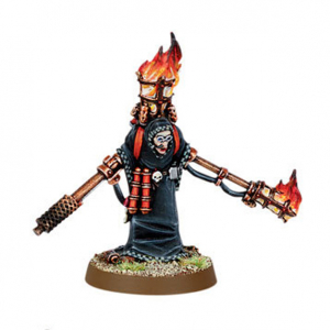 WARRIOR ACOLYTE WITH FLAMER
