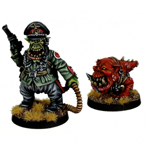IRON REICH ORC TASKMASTER WITH GNAW HOUND