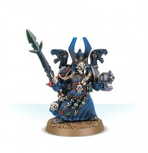 CHAOS SPACE MARINES SORCERER WITH FORCE SWORD