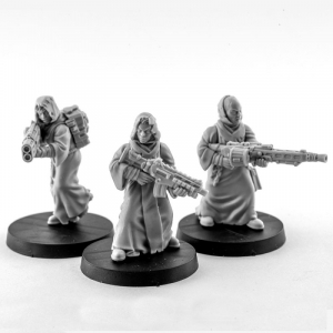 REGIMENTS FEMALE ROBED CULTIST SQUAD (5)