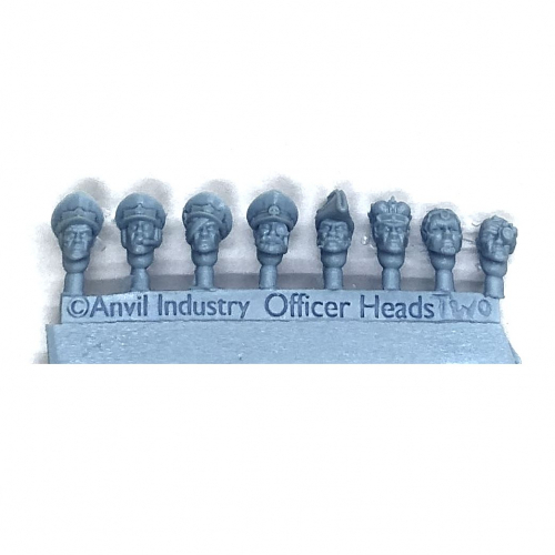 DRESS UNIFORM OFFICER HEADS (8)