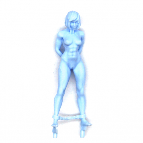 NAKED AND CHAINED GENE-ENHANCED FEMALE WARRIOR