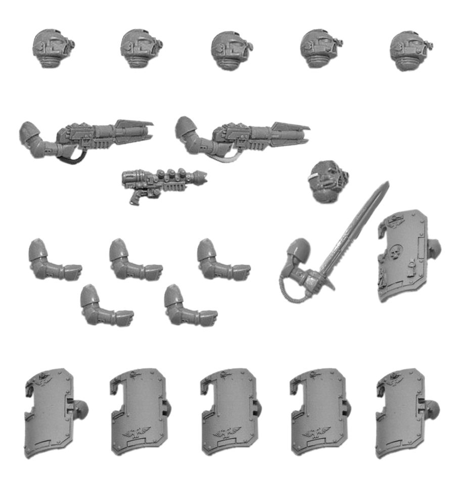 Upgrade set. Space Marine Boarding Assault upgrade Set. Space Marine Legion Graviton Gun Set. Space Marines Boarding Shield. Space Marine Legion Pintle Weapons Set.