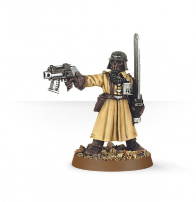 STEEL LEGION COMMANDER WITH POWER SWORD & PISTOL