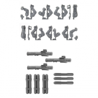 JAVELIN MPAT MISSILE LAUNCHERS (THREE LAUNCHERS WITH ARMS)