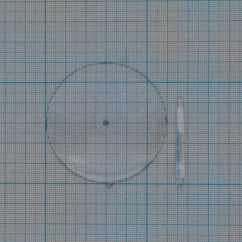 60 MM CLEAR FLYING BASE WITH 35 MM FLYING STEM (1)