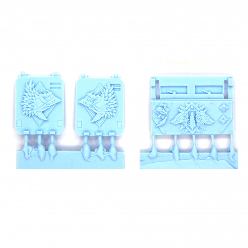 SPACE WOLVES RHINO DOORS AND FRONTPLATE