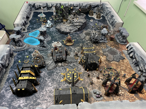 44"x60" NEOPRENE BATTLE MAT: GRIMCAVERN